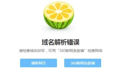 域名解析错误